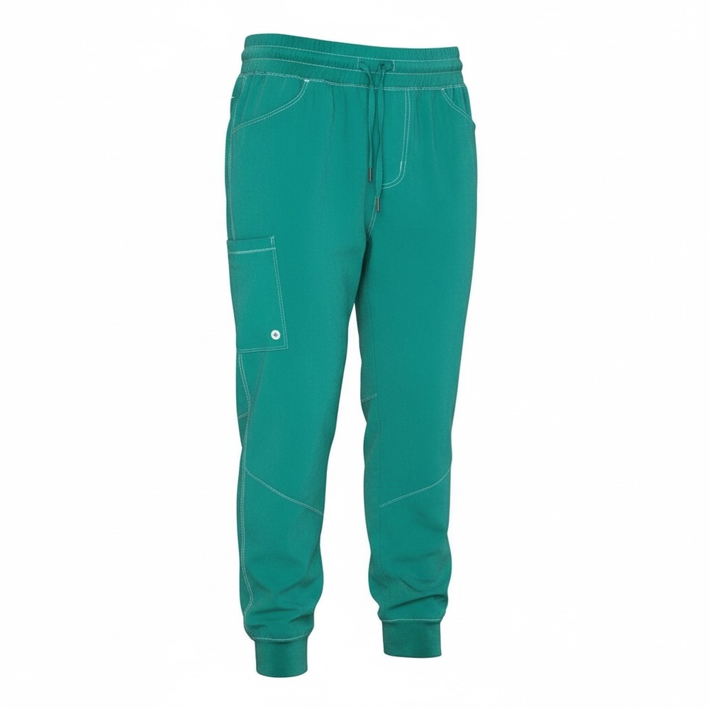 NWT Barco One Boost Jogger Scrub Pants Women’s XSP Dark Jade Mid Rise 3 Pocket